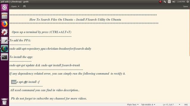 How To Search Files Easily On Ubuntu – Install FSearch Utility On Ubuntu смотреть онлайн