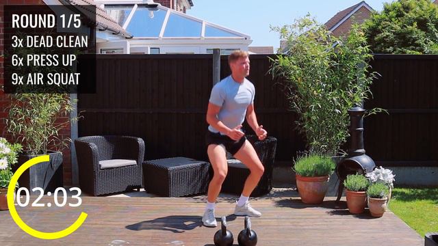 "THE CHIEF" Kettlebell Workout // AMRAP // Single and Double Kettlebell смотреть онлайн