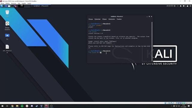 Kali Linux Wordlist Oluşturma смотреть онлайн