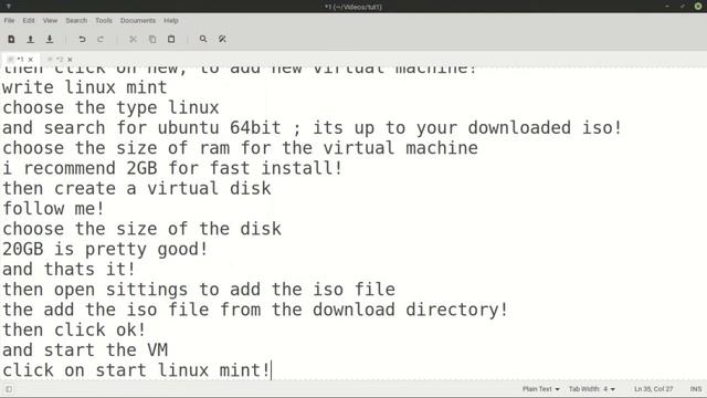 Install linux mint 19 on VirtualBox تنصيب لينكس مينت على الفيرتشوال بوكس смотреть онлайн