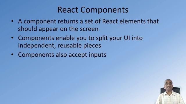 React Components - Front-End Web Development with React смотреть онлайн