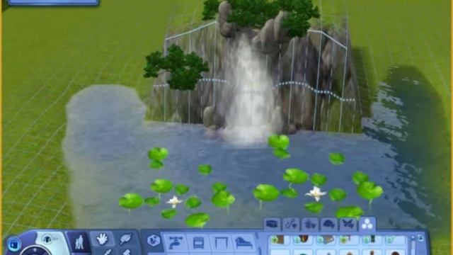 How to make a REALISTIC Waterfall in The Sims 3 смотреть онлайн
