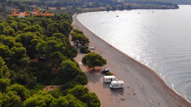 ΠΑΡΑΛΙΑ ΡΟΒΙΕΣ, ΒΟΡΕΙΑ ΕΥΒΟΙΑ (DRONE). ROVIES BEACH AERIAL VIEW, EUBOEA, GREECE смотреть онлайн