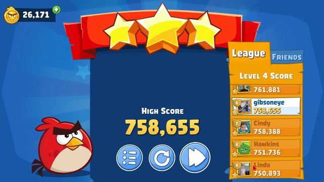Angry Birds Friends Tournament T785 - All Levels/PC/No Powerups смотреть онлайн