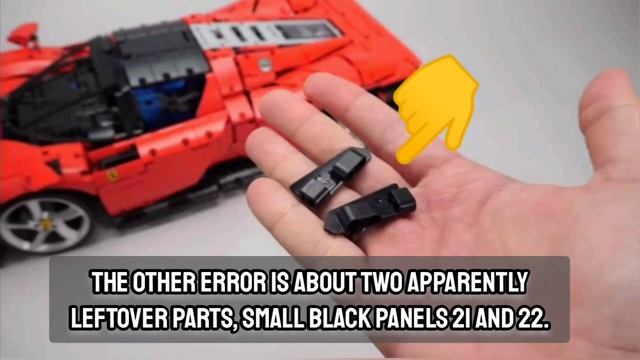 Instructions Errors In LEGO Technic 42143 Ferrari Daytona SP3 (Racingbrick Fixes)