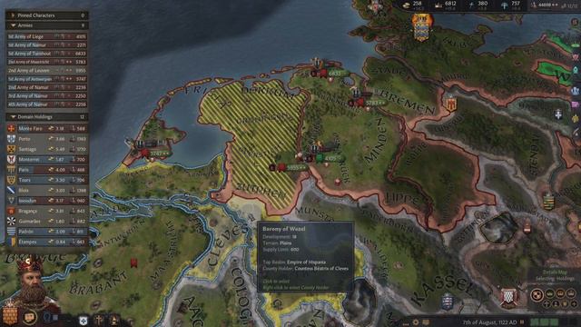 It's all about the main counties, isn't it? - Let's Play Crusader Kings III #104 смотреть онлайн