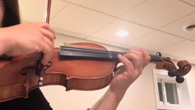 Violin Brahms Academic Festival Overture excerpt, measure 84-106, slow tempo, metronome смотреть онлайн