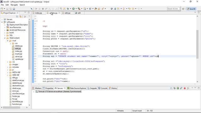 Curso de Java EE JSP Essencial Aula 45 Crud Update Finalizado смотреть онлайн