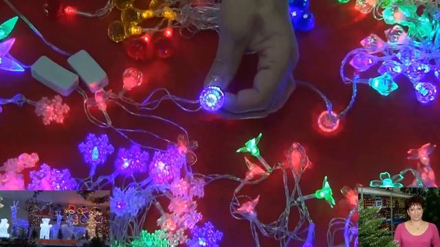 Электрогирлянда разноцветные 40 диодов RGB,CHM смотреть онлайн