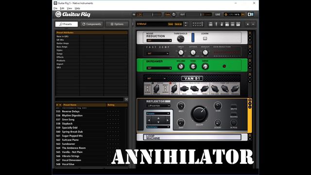 8 Metal пресетов для Guitar Rig 5 смотреть онлайн