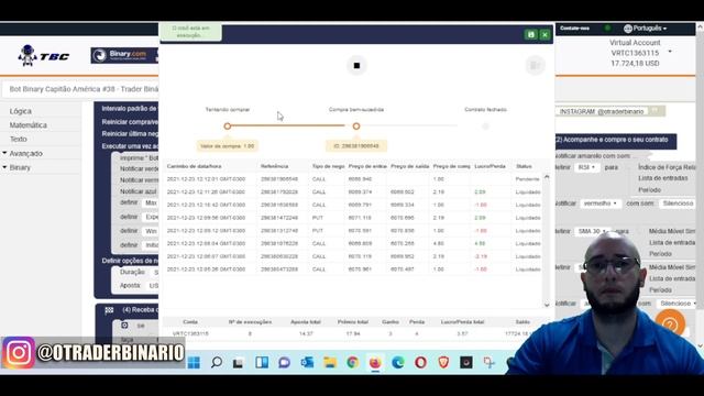 ? ROBÔ BINARY DERIV GRÁTIS - BOT CAPITÃO AMÉRICA #38 COM ANÁLISE DE RSI E SMA - TRADER BOTS CLUB смотреть онлайн