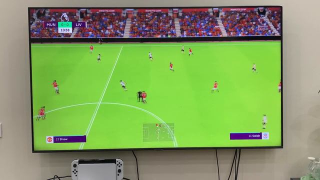 FIFA 22 Nintendo Switch Oled Gameplay Dock Mode 1080p 60FPS | 4K TV