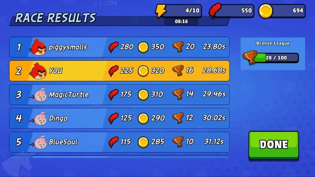 Angry Birds Racing gameplay смотреть онлайн