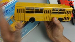 Модели автобусов МОДИМИО первые 10 выпусков Наши Автобусы масштаб 1/43 Паз, Икарус. Про машинки.