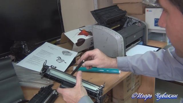 Совместимый картридж Target. Универсал HP Q2612A, Canon FX 10. Тест. смотреть онлайн