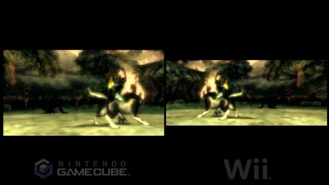 Twilight Princess Intro - Wii vs GameCube смотреть онлайн