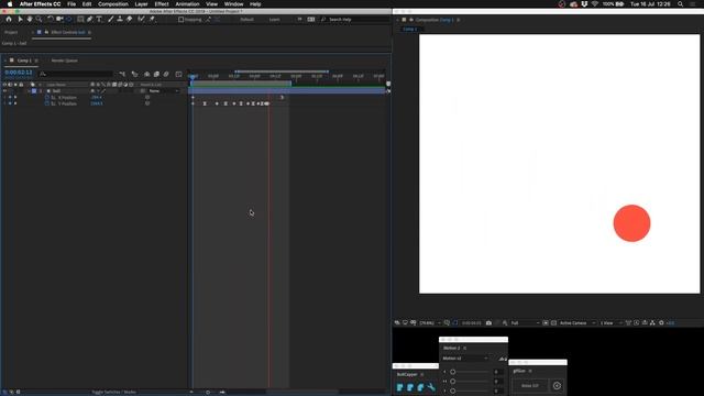 Animation Basics - Bouncing Ball (After Effects Tutorial) смотреть онлайн