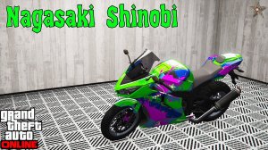 НОВЫЙ БАЙК NAGASAKI SHINOBI В GTA ONLINE (ТЮНИНГ И ОБЗОР ПО ФАНУ)