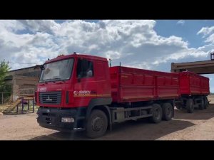 Отгружен самосвал-зерновоз МАЗ-65012J с прицепом МАЗ-856103-022