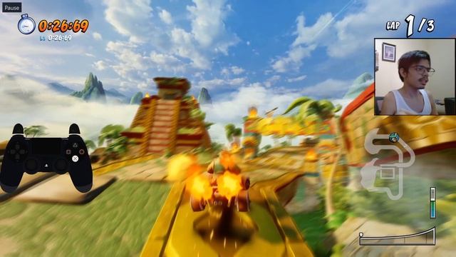 PAPU'S PYRAMID MEGA SHORTCUT GUIDE! | Crash Team Racing Nitro Fueled (CTRNF) Pro Tips смотреть онлайн
