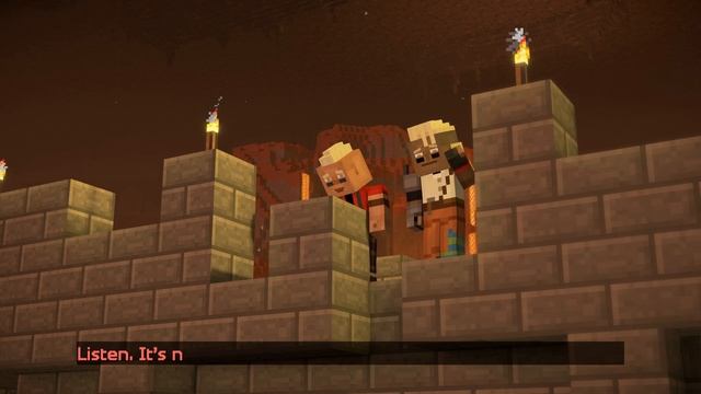 Mighty Army - All Dialogues - Minecraft: Story Mode Season 2 Episode 4: Below The Bedrock смотреть онлайн