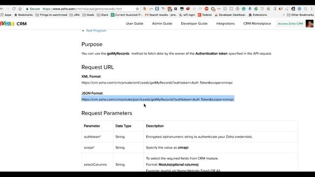 Zoho CRM API overview смотреть онлайн