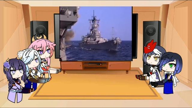 Genshin Girls reaction to Battleship and US Navy fleet смотреть онлайн