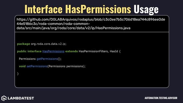 org openqa selenium safari Interface HasPermissions with example смотреть онлайн