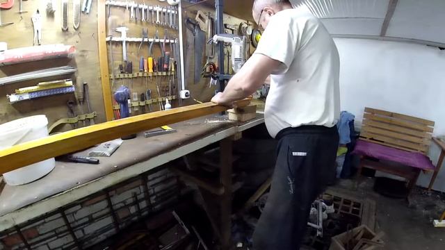 Гаражные будни  Полки в верстак