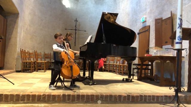 Cello - J. B. Breval, opus. 40, No.1 Sonata in C Major - by Christian Akopian 9 years. смотреть онлайн