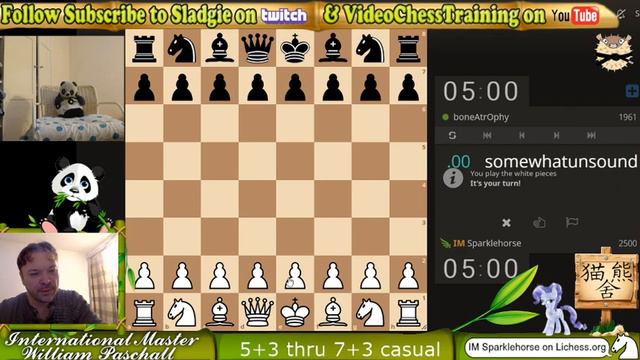 IM Will Paschall Monday blitz and rapid chess lichess смотреть онлайн