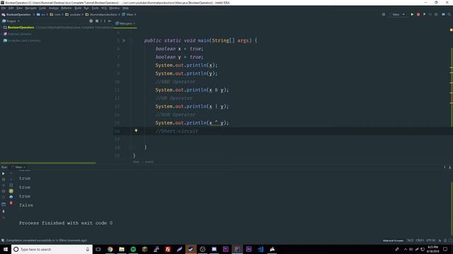 Java Tutorial Ep. 8 - Boolean Logical Operators смотреть онлайн