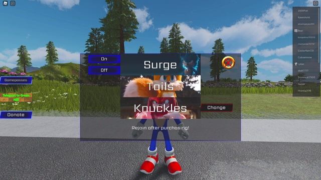 SONIC MOVIE EXPERIENCE *Movie Knuckles* SONIC SURGE! Roblox смотреть онлайн