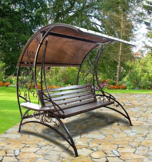 Садовая КАЧЕЛЬ Парадайс Своими Руками. От А до Я..mp4