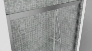 Дверь в душевую нишу KUBELE DE019D2 - монтаж