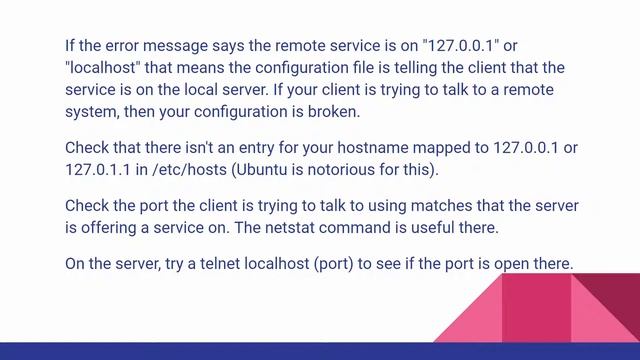 I am seeing connection refused in the logs. How do I troubleshoot this? | www.smartdatacamp.com смотреть онлайн