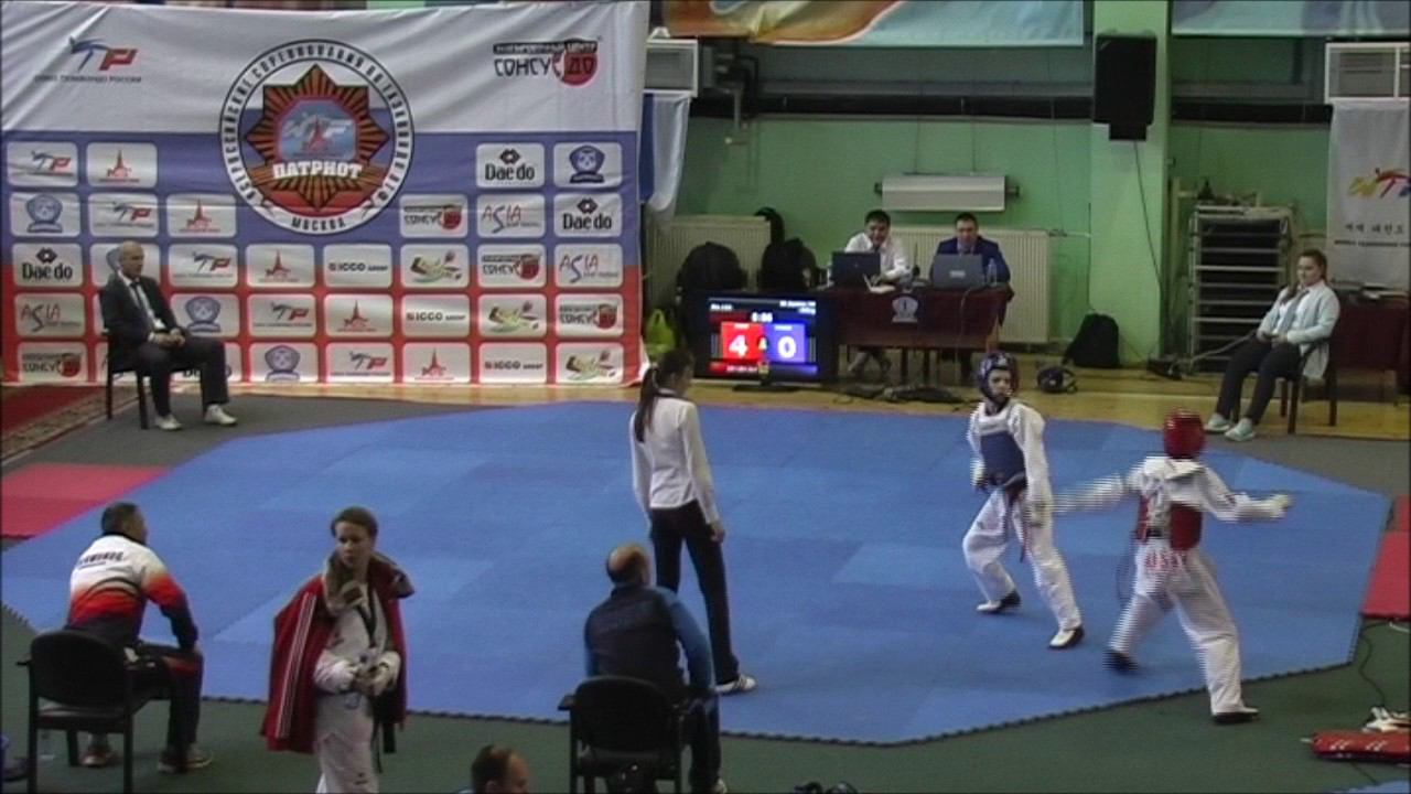 Taekwondo WTF. Соревнования "Патриот 2017. Юниоры. Полуфинал. М-45. Юшкин-Ратушный. смотреть онлайн