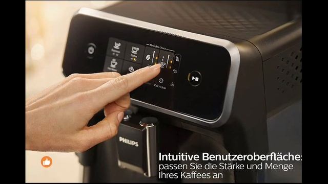 Kaffeevollautomat Philips 2200 Serie EP2220/10 , 2 Kaffeespezialitäten, Schwarz/Schwarz-gebürstet смотреть онлайн