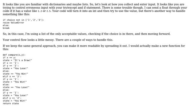 Rock, Paper Scissor game (console-based) in Python (2 Solutions!!) смотреть онлайн