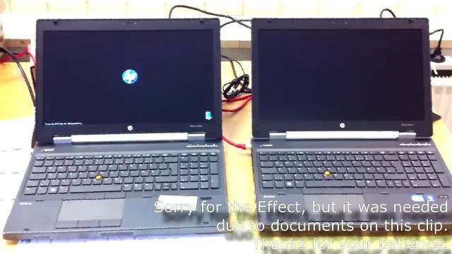 Hard Disk Drive versus Solid State Drive on two HP EliteBook 8560w смотреть онлайн