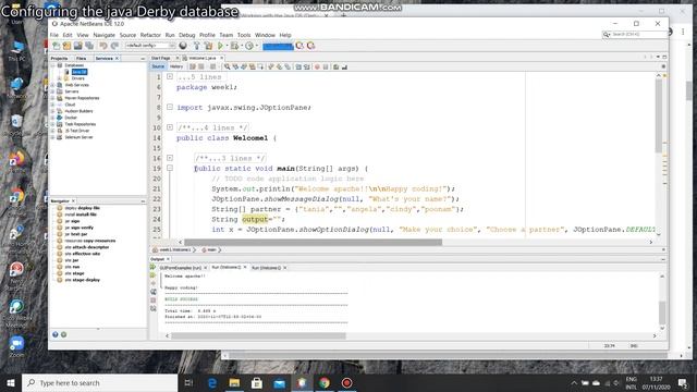How To Configure derby database in Apache NetBeans 12.0 смотреть онлайн