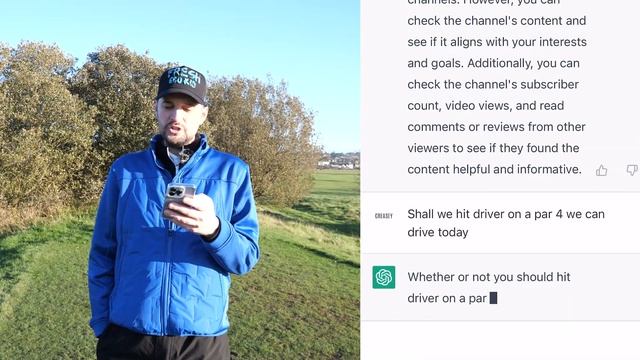 I LET CHAT GPT PICK MY GOLF CLUBS! смотреть онлайн