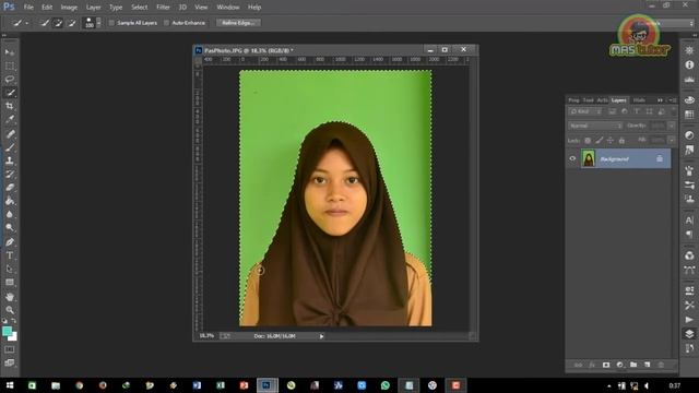 Tutorial Photoshop #1 - Pas Photo 3 x 4 [Mas Tutor] смотреть онлайн