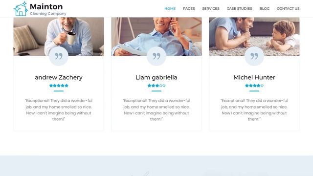 Mainton - Cleaning Services WordPress Theme смотреть онлайн