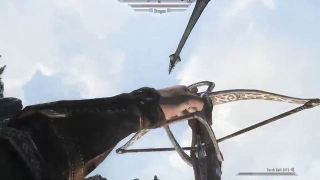 Skyrim: Dragon Combat Overhaul Dragon Fight смотреть онлайн