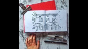 Креативный скетчинг: архитектура