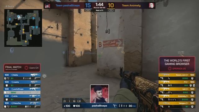 pashaBiceps vs Anomaly - "That's my Streamer" by Opera GX смотреть онлайн