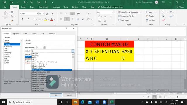 7 Penyebab dan Cara Mengatasi Errors #VALUE pada Ms.Excel 2021 смотреть онлайн
