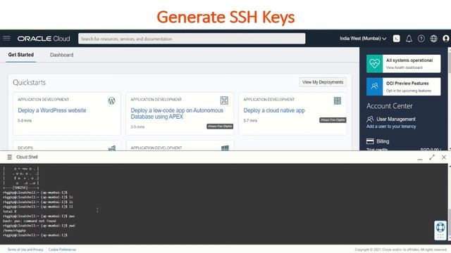 Oracle Cloud | Generate SSH Key смотреть онлайн