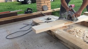 Мощный стол своими руками (для беседки)